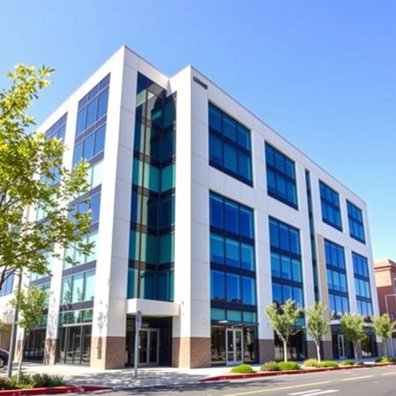 Company location in Anytown, CA